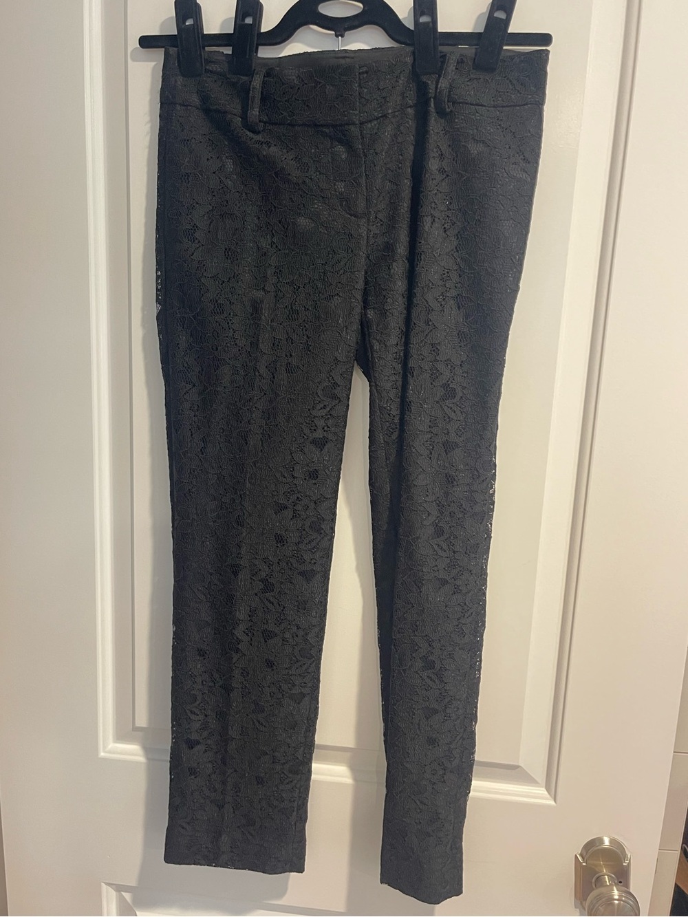 Black Lace Pants